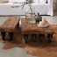 rustic coffee table the accent in the