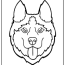 printable husky coloring pages updated