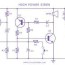 security alarm circuit with high power