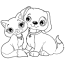 puppy outline coloring page coloring