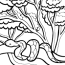 snake in jungle coloring pages jungle