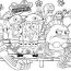 spongebob characters coloring pages