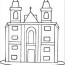 catholic church coloring page for kids