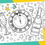 printable new year s eve coloring page