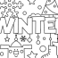 winter coloring puzzle pages for kids