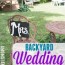 diy backyard wedding checklist