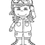coloring pages girl soldier coloring