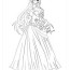 anime girl in dress coloring pages
