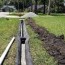 french drains for water drainage