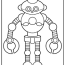 printable robot coloring pages updated