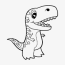 baby t rex coloring pages