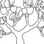 apple tree difficult coloring page