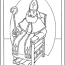 saint nicholas coloring page catholic