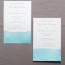 diy watercolor wedding invitations