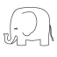 14 cute cartoon elephant coloring pages