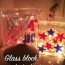 patriotic glass blocks christmas