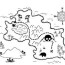 treasure island treasure map coloring