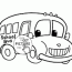 school bus coloring page for kids