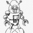 coloring book robot combat child png