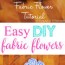 how to make kanzashi flowers easy