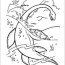 water dinosaur coloring pages