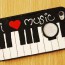 diy piano cell phone case how to make