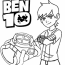printable ben 10 coloring pages for kids