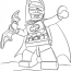 the batman logo coloring picture