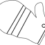 mitten coloring page for kids free