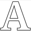 letter a coloring pages