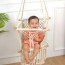 hand woven cotton rope hammock chair