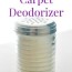 homemade carpet deodorizer powder