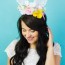 diy floral bunny ears for your maids or