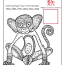 year of the monkey coloring page woo