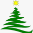 green christmas tree clipart png image