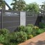 anti uv wpc fence garden wood panels