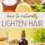 diy hair lightener spray recipe plus