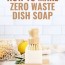 diy dish soap bar recipe zero waste