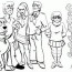 scooby doo and the gang coloring page