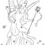 christmas fairy coloring pages download