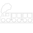 simple train coloring page free