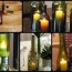 diy glass bottle candle holders