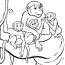 monkey coloring book page coloring home
