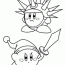 nintendo kirby coloring pages kids
