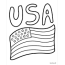 usa flag coloring pages free world