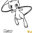pokemon colouring pages mew clip art