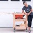 diy table saw stand with folding