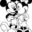 minnie mickey disney coloring pages