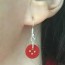 make your own simple button earrings