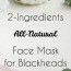 diy 2 ingredients all natural face mask